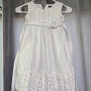Elegant White Kids Dress